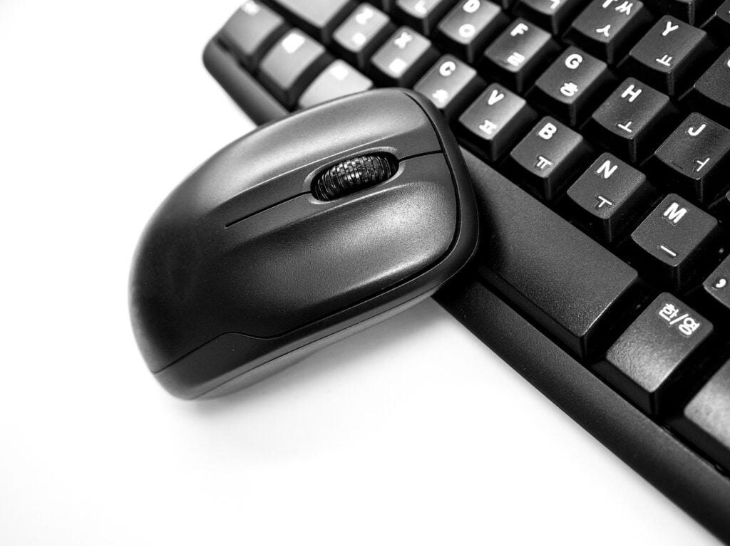 Your window has that ability Keyboard can replace the mouse