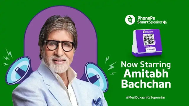Amitabh Bachchan Voice Now Announce Payment Receipt Confirmation in PhonePe SmartSpeakers